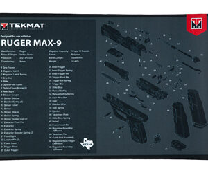 TEKMAT PSTL MAT FOR RUGER MAX 9 BLK