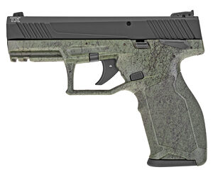 Taurus TX 22 Pistol 22 LR. 4 in. Green Splatter Black 16 rd.