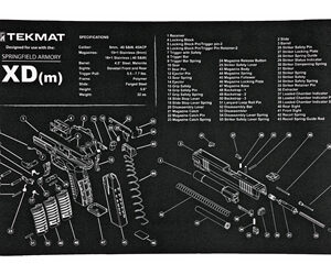 TEKMAT PISTOL MAT SPRNGFLD XDMDM BLK