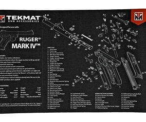 TEKMAT PISTOL MAT RUGER MARK IV BLK