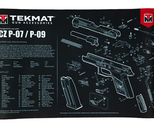 TEKMAT PSTL MAT FOR CZ P07/P09 BLK