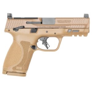 SW M&P9 M2.0 COMP OR FDE 9MM 4 TS SF 15RD