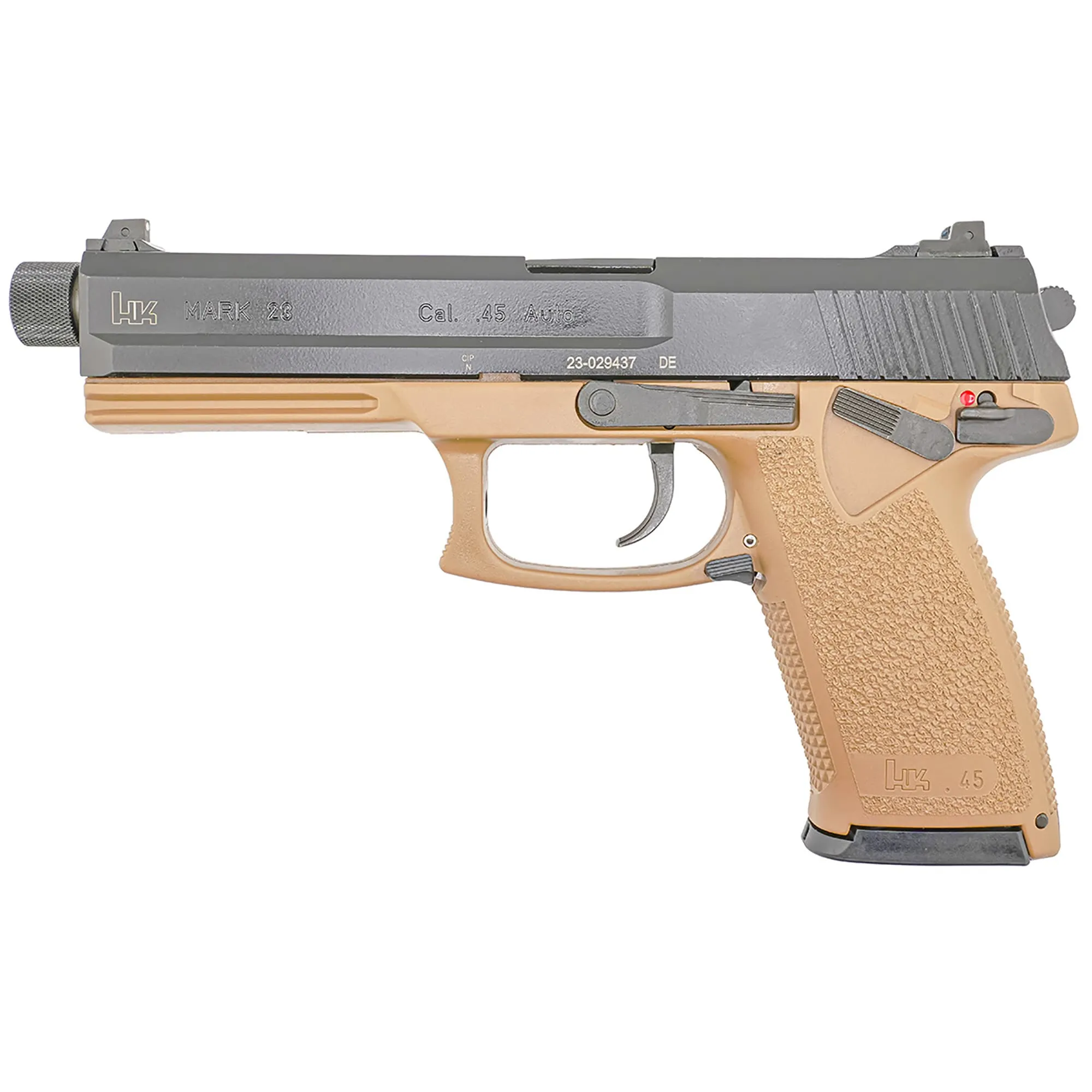 HK MARK 23 45ACP 5.87" 12RD FDE