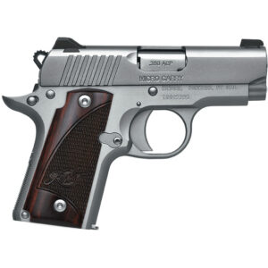 Kimber Micro Stainless Pistol 380 ACP 2.75 in. Satin Silver w/ Rosewood 7 rd.