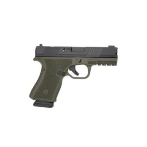 BRO 4'' 9MM 15rd FRONTLINE HANDGUN - OD GREEN/BLACK